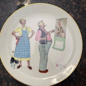 Gorham Norman Rockwell decorative plate - 1978 Limited edition